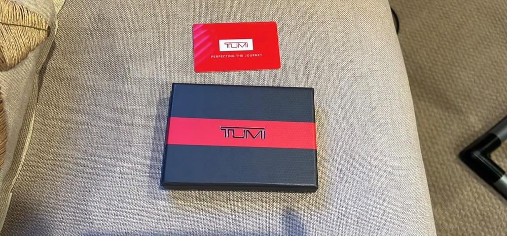 Tumi Gift Card worth $200 plus box