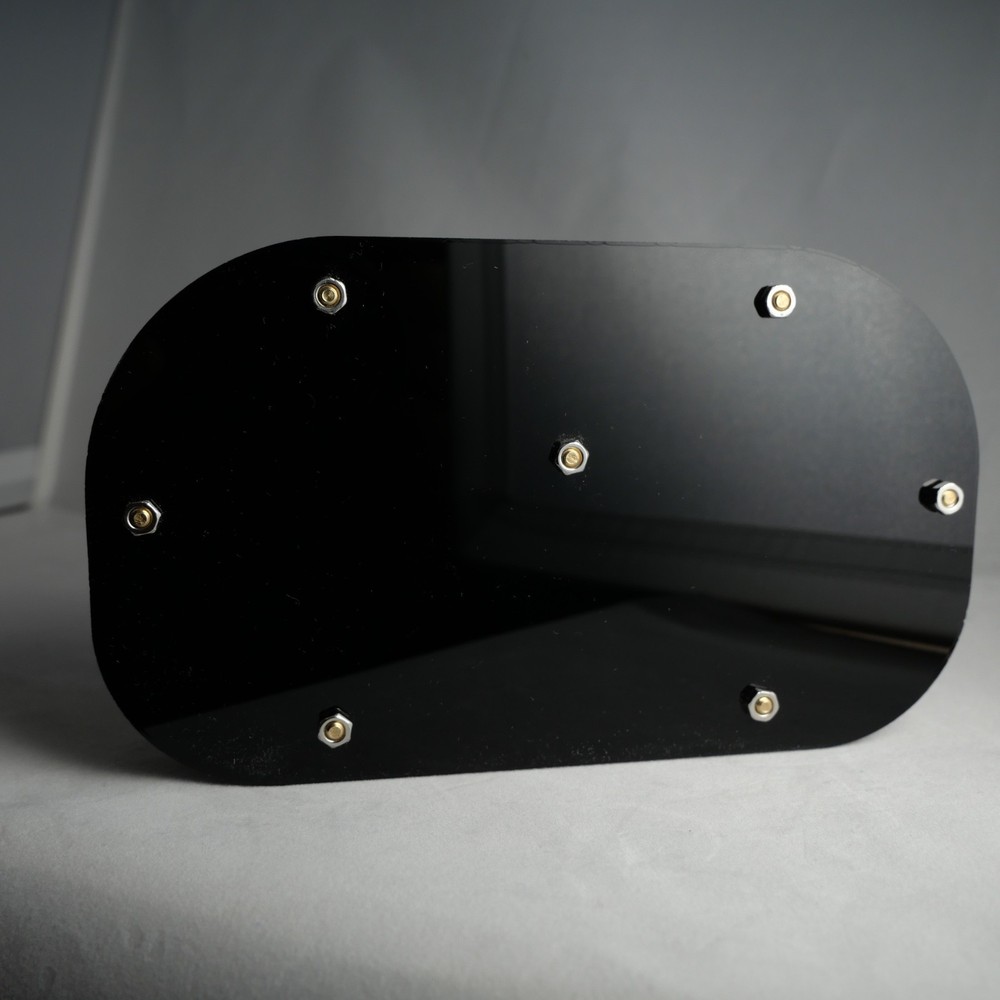 Black Acrylic Midi Controller with 2 Note Buttons and 2 Potentiometer Knobs