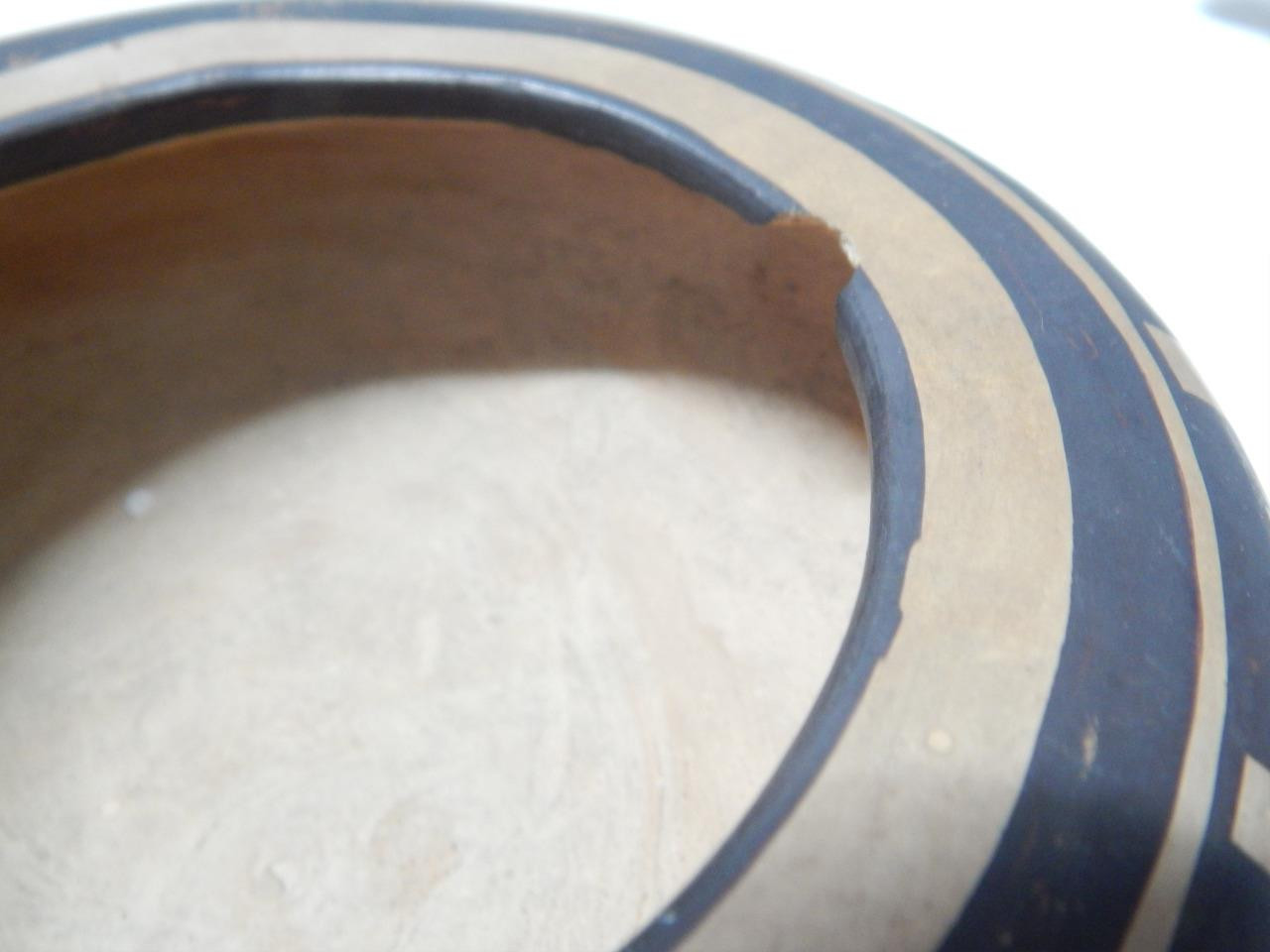 ANTIQUE NAMPEYO OF HANO HOPI PUEBLO INDIAN FOOD BOWL POT - FINE THIN POTTERY