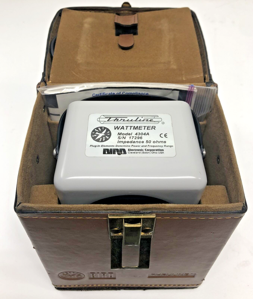 Bird 4304A Multi-Range 5-500W Thruline Wattmeter