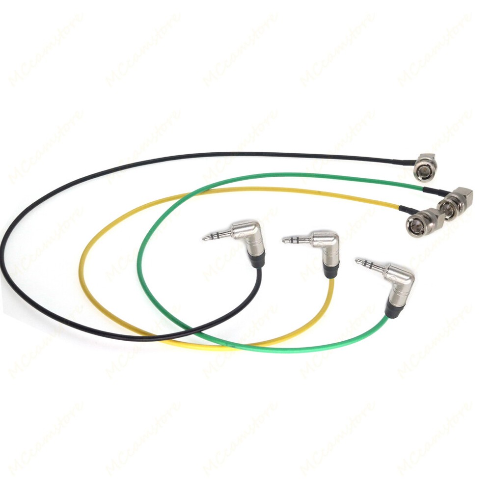 BNC to 3.5mm Audio Plug Timecode fr C300/C500,Arri Amira Tentacle Timecode Cable