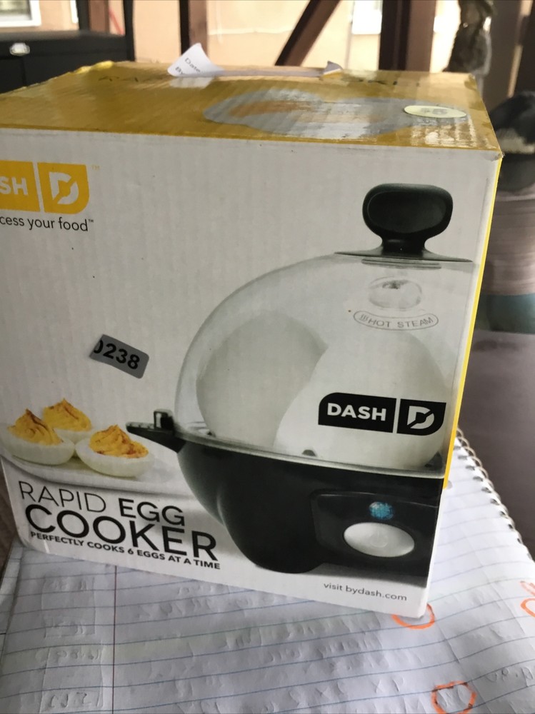 (238). Rapid Egg Cooker 6eggs At A Time Dash  Tested