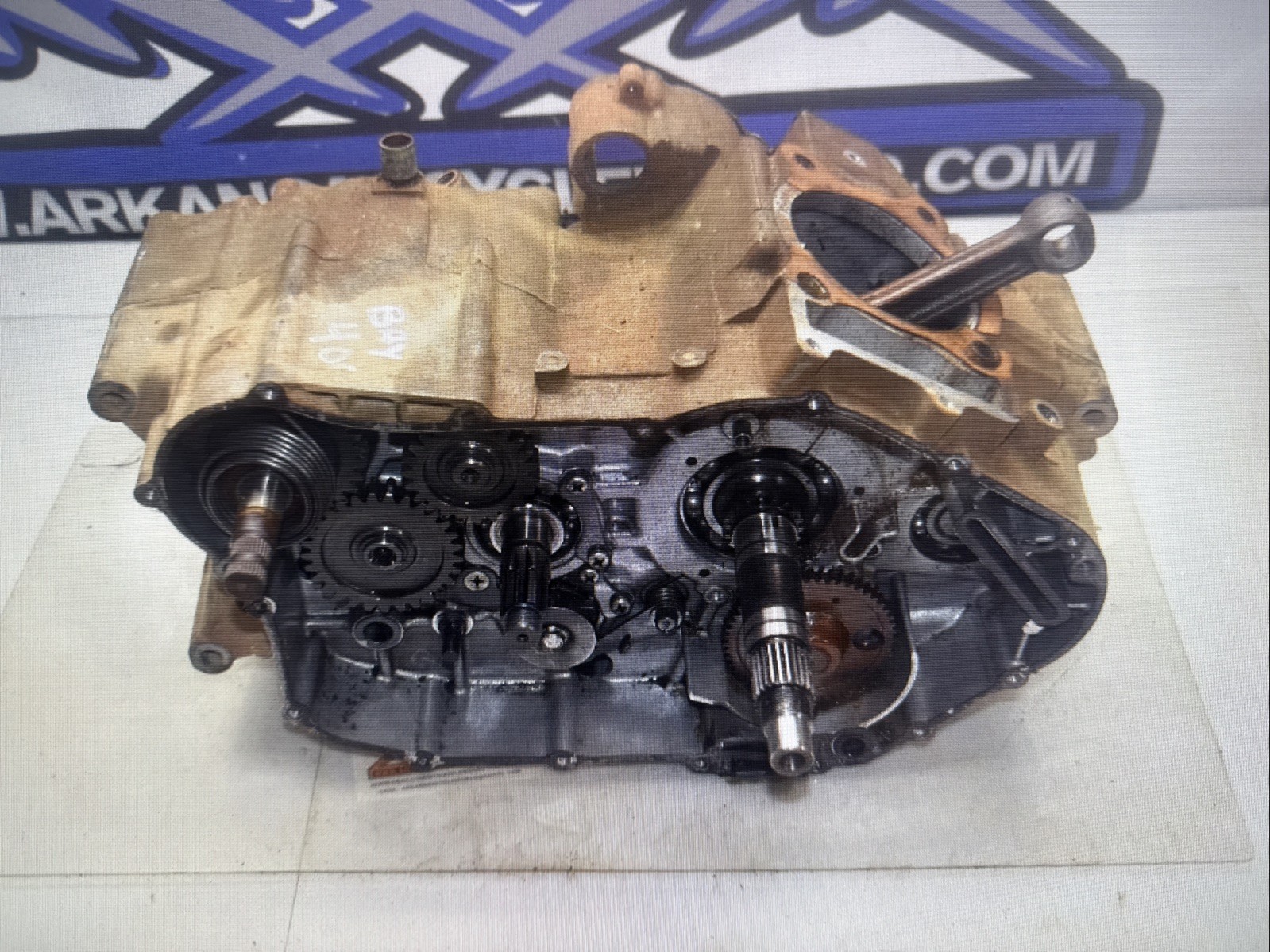 E3-1 LOWER ENGINE MOTOR CRANK 98 KAWASAKI BAYOU KLF 400 2x4 FREE US SHIP