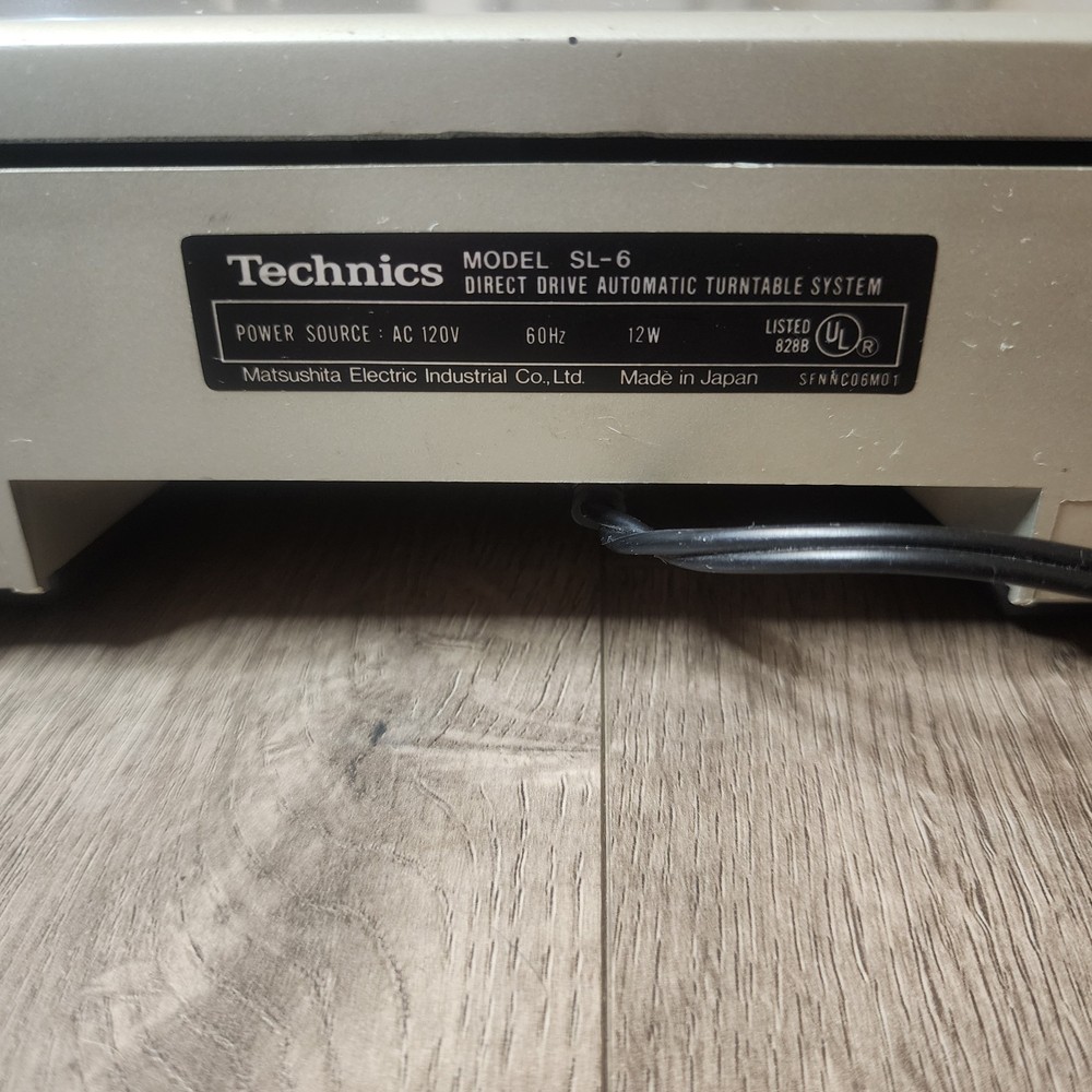 Technics SL-6 Linear Tracking Turntable Fully Automatic Direct Drive - Tested