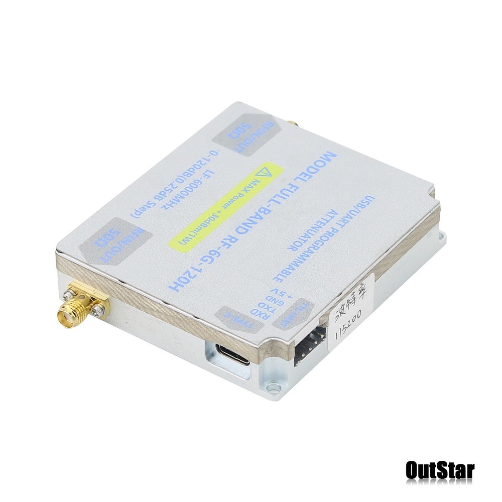 Bidirectional Digital Control RF Attenuator w/TFT Main Controller LF-6GHZ-120DB