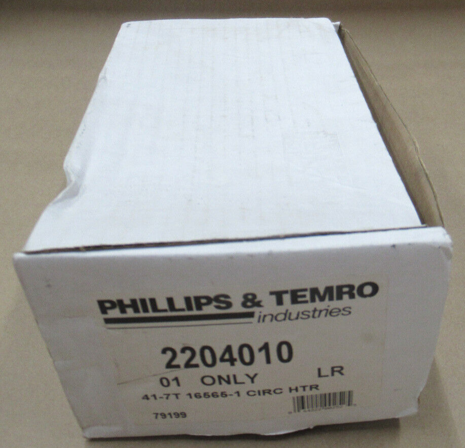 PHILIPS & TEMRO 2204010 CIRCULATION HEATER
