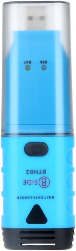 USB LCD Digital Temperature Humidity Data Logger BTH02 Two Channel Thermometer