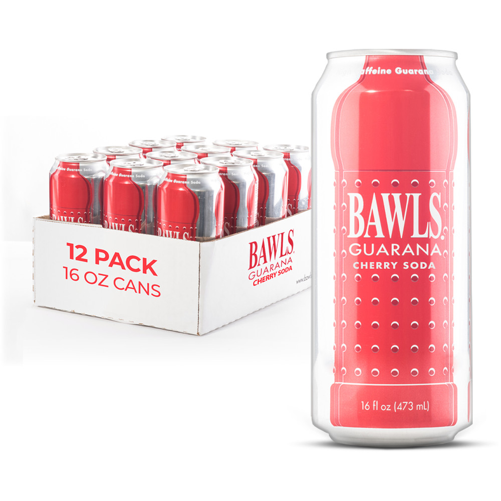 BAWLS Cherry 16 oz 12 pack