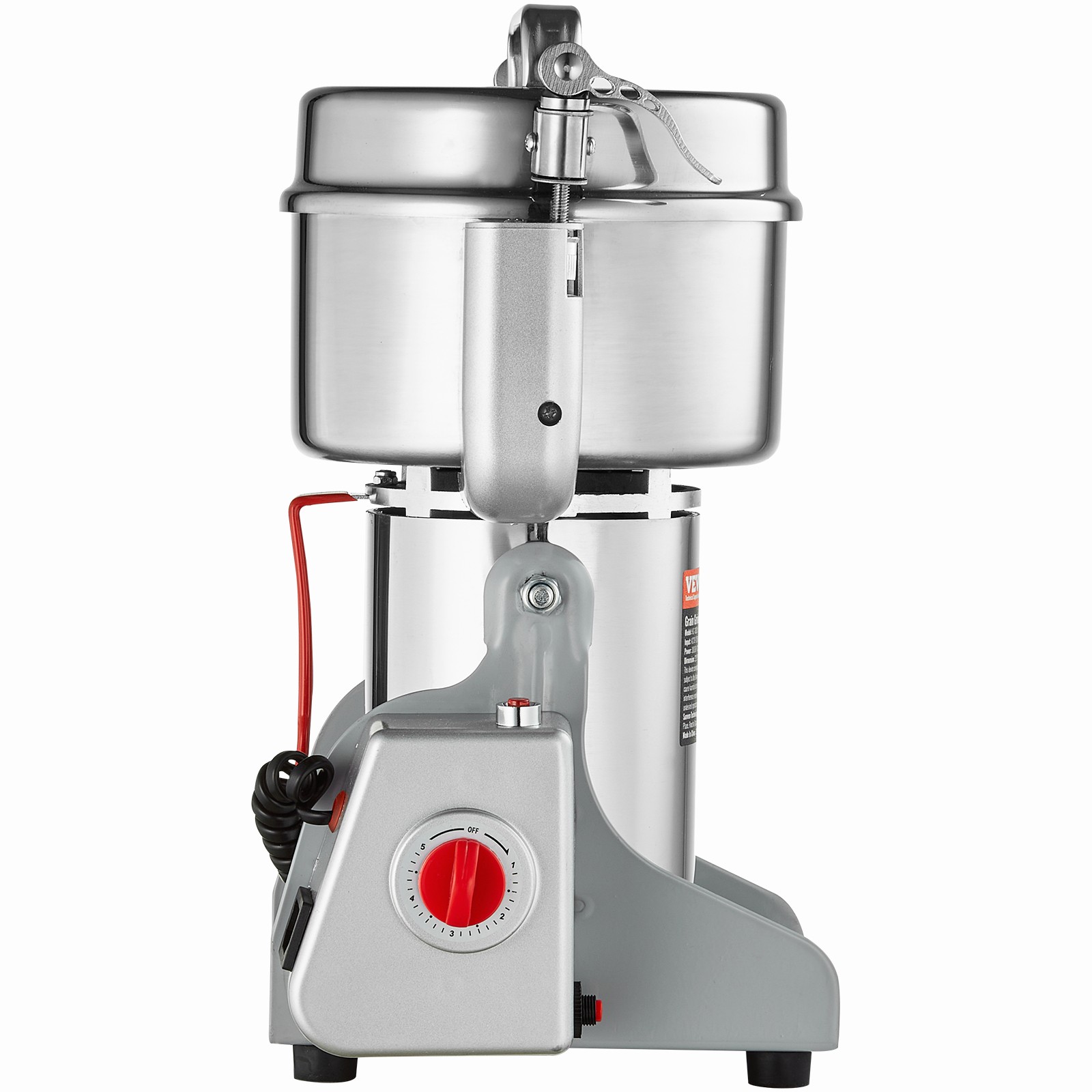 VEVOR 750g Commercial Spice Grinder Electric Grain Mill Grinder High Speed