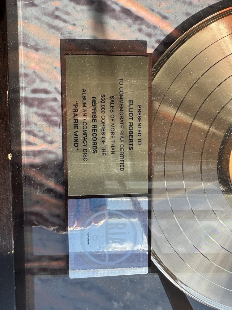 Neil Young One Of A Kind Gold Record