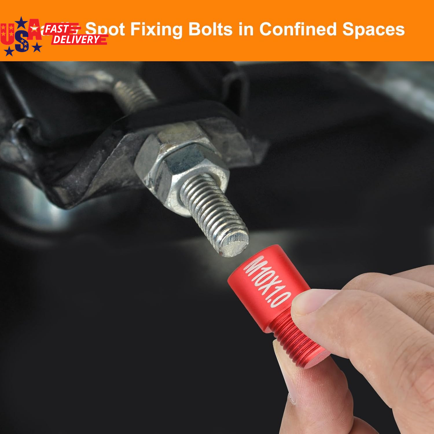 55Pcs Nut and Bolt Thread Checker 25 Metric + 30 SAE Inch Thread Gauge Set, Deta