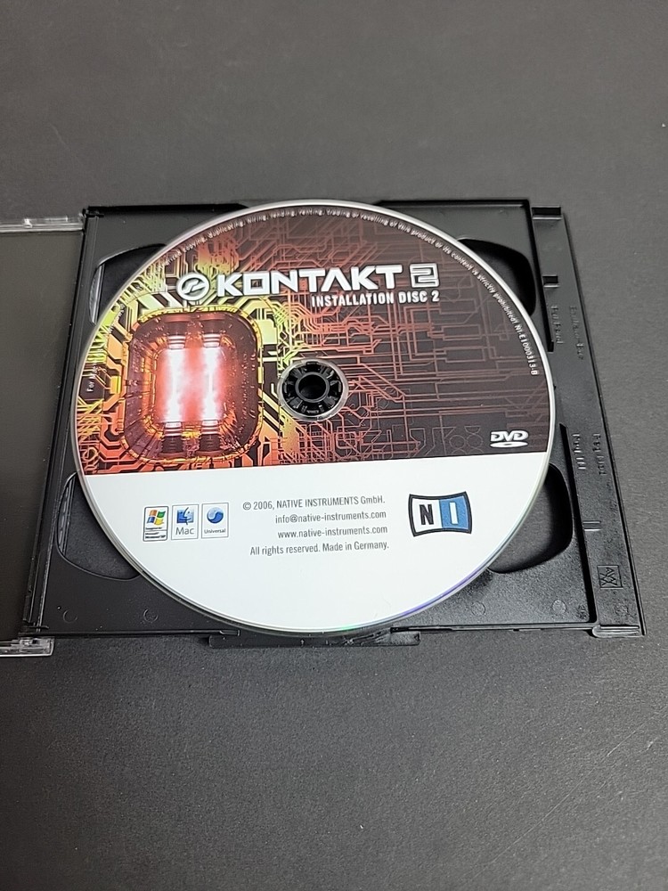 Native Instruments Kontakt 2 Installation Discs