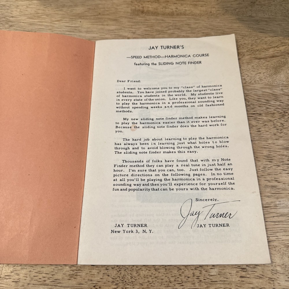 Jay Turner's Speed Method Harmonica Course