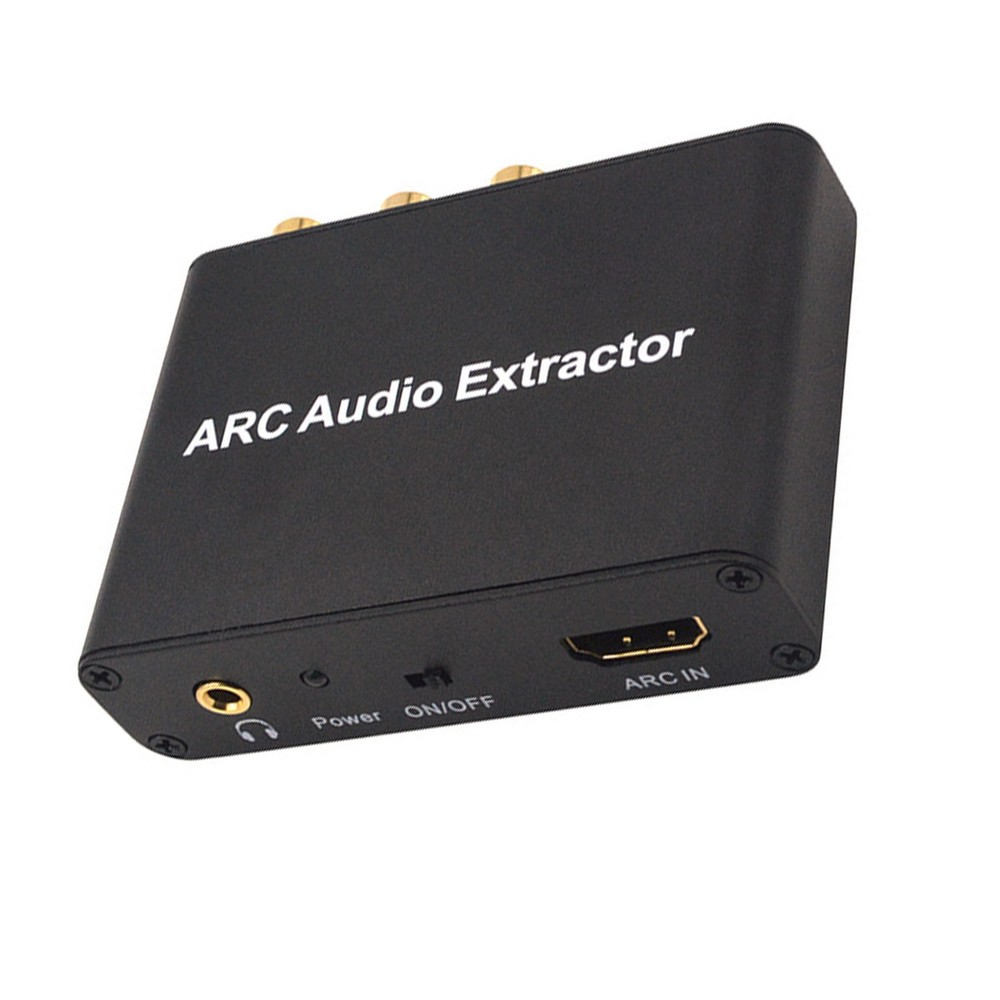 Micro USB HDMI-Compatible ARC Audio Power Adapter Support SPDIF/RCA/3.5mm Stereo