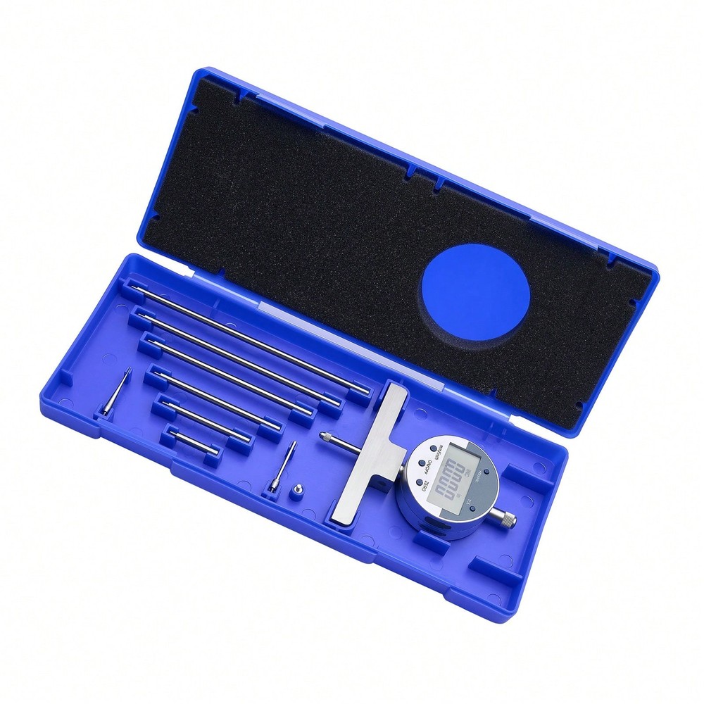 Micrometer Set, Digital Outside LCD Screen, In/Mm Switch, Carbide Tip