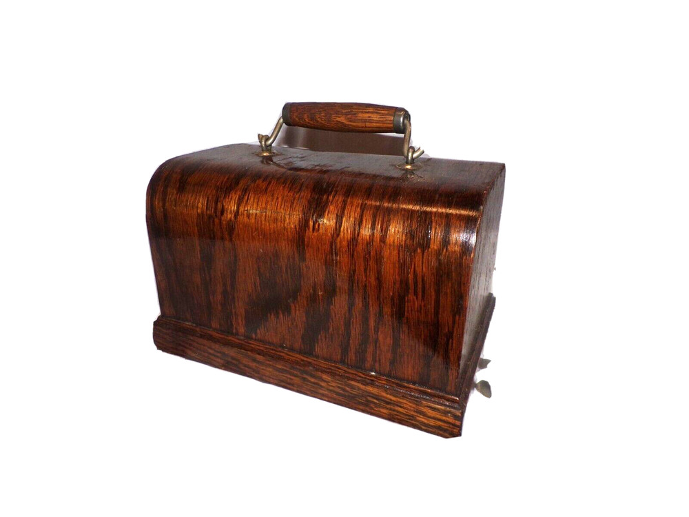 LANGUAGE PHONE CYLINDER PHONOGRAPH REAL NICE LID