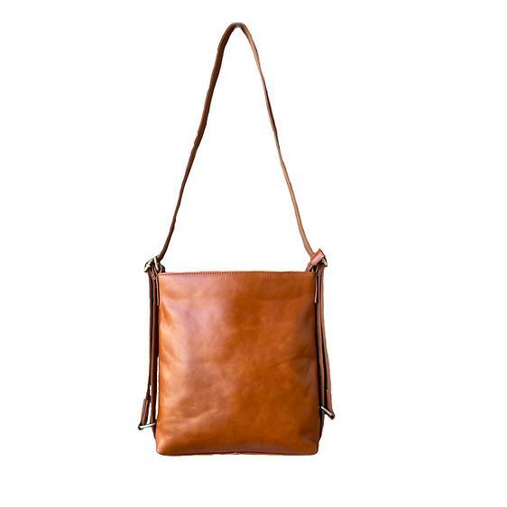 Wax Leather Satchel/Backpack