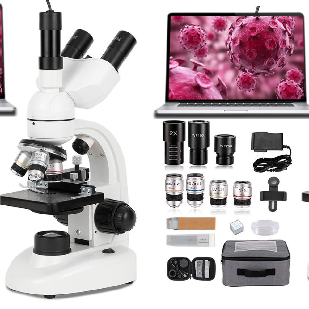 OMAG Laboratory optical instruments: Electron microscope, digital electron trin