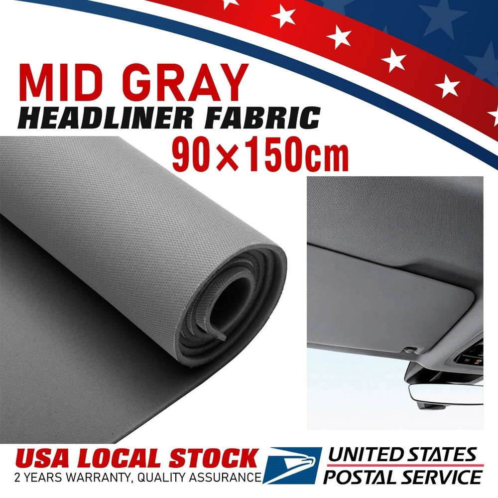 Headliner Fabric Material with Foam Backing for auto Interior Replacement