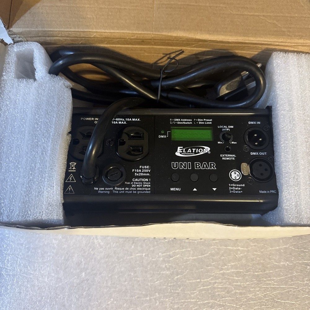 Elation Professional Uni Bar 1 Channel DMX Dimmer