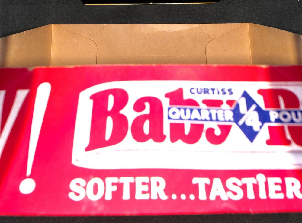 Vintage - 1960's Baby Ruth Empty candy Box.