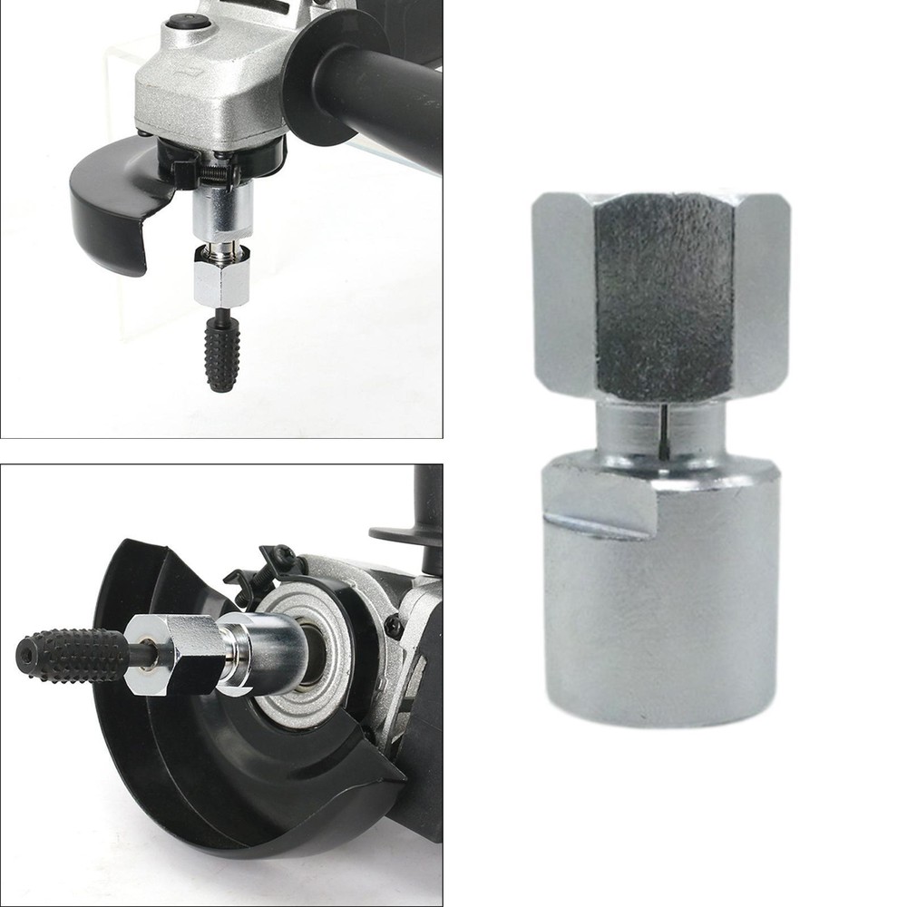 Angle Grinder Attachment to Straight Grinder Chuck M10 for Sanding Tasks