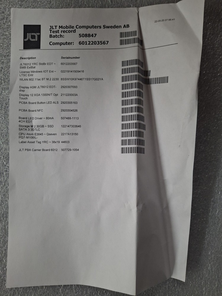 JLT6012 Rugged Vehicle-mount Computer
