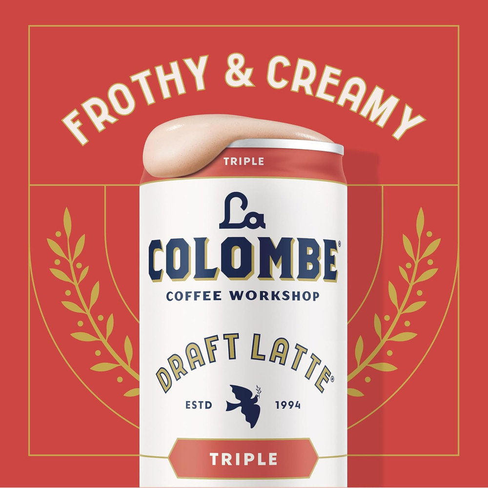 La Colombe, Latte Draft Triple, 9 Fl Oz, 4 Pack