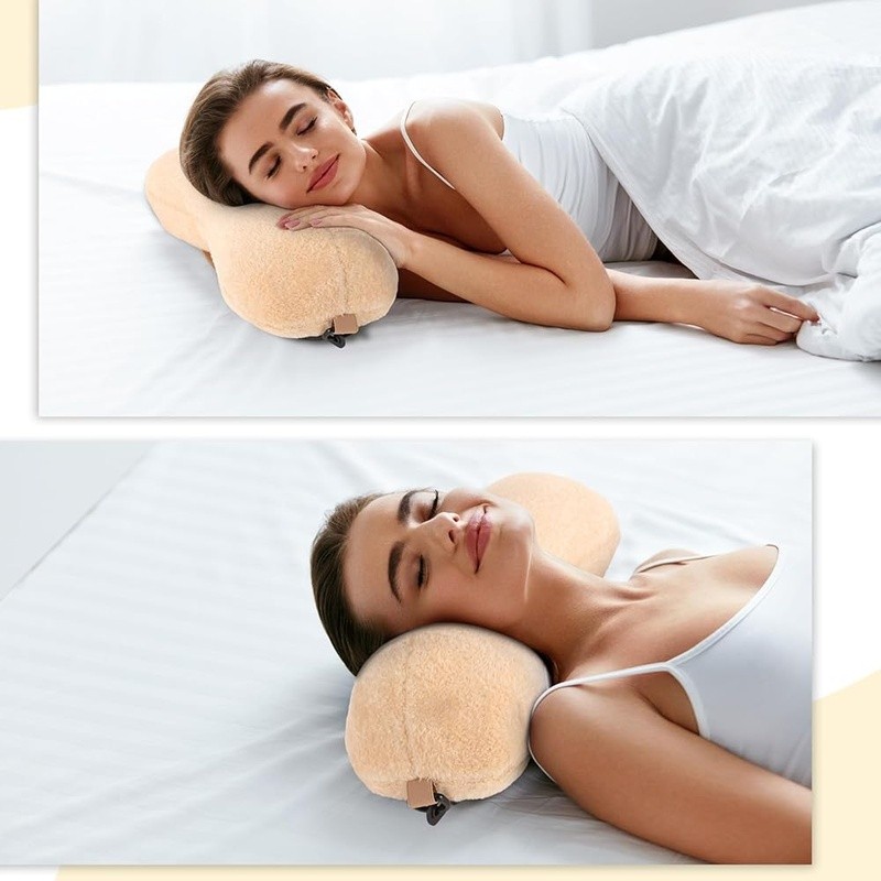 Ergonomic Neck Support Pillow Recliners Adjustable Headrest Soft Cotton New