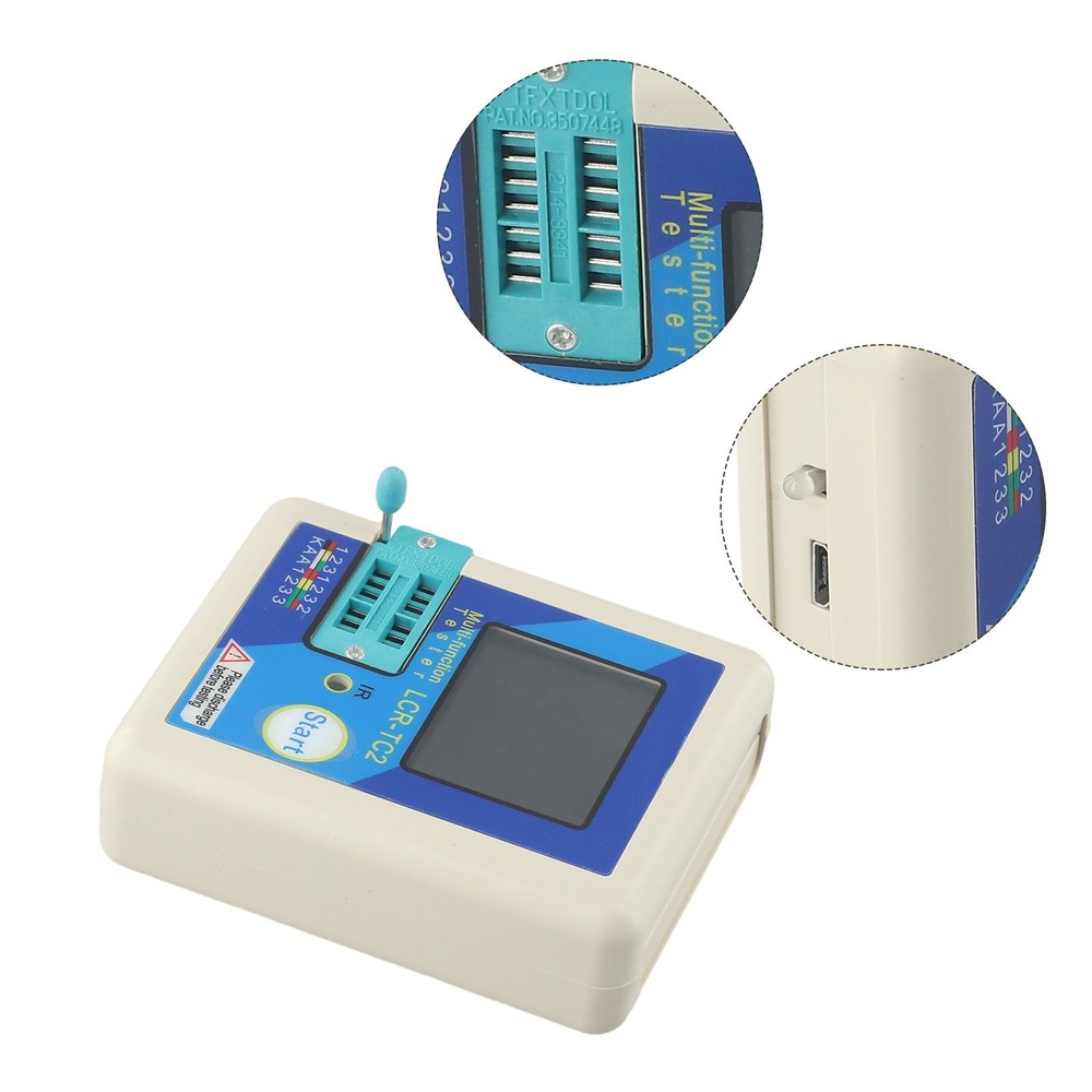 LCR-TC2 Transistor Tester Multimeter For Diode Triode MOS/PNP/NPN Transistor