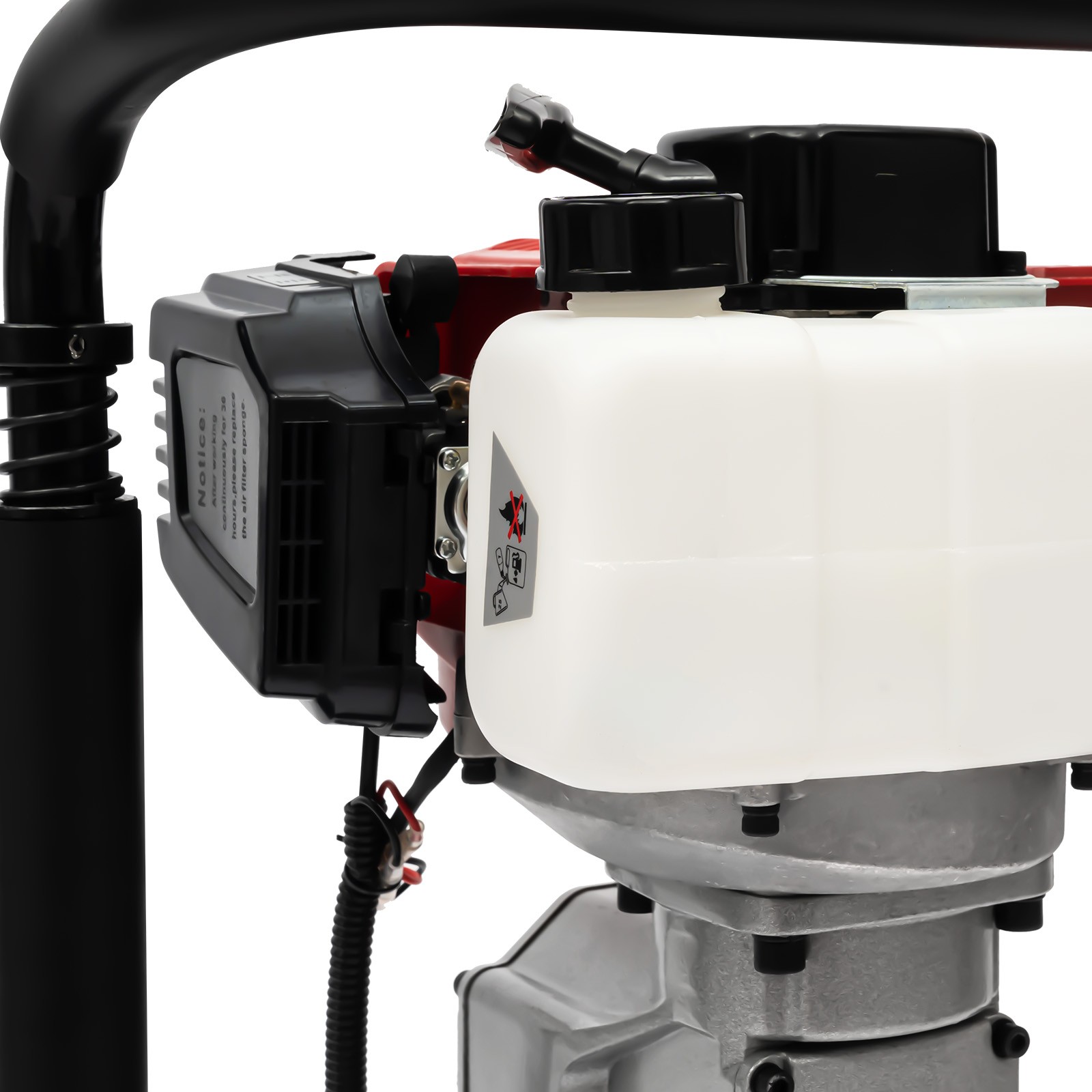 52CC Gas Powered Pile Driver Fence T Post Driver Push Pile Gasoline Engine 2.3HP