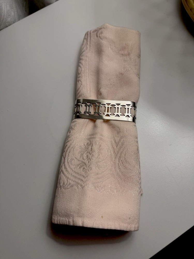 Sterling Silver Rectangular Napkin Ring
