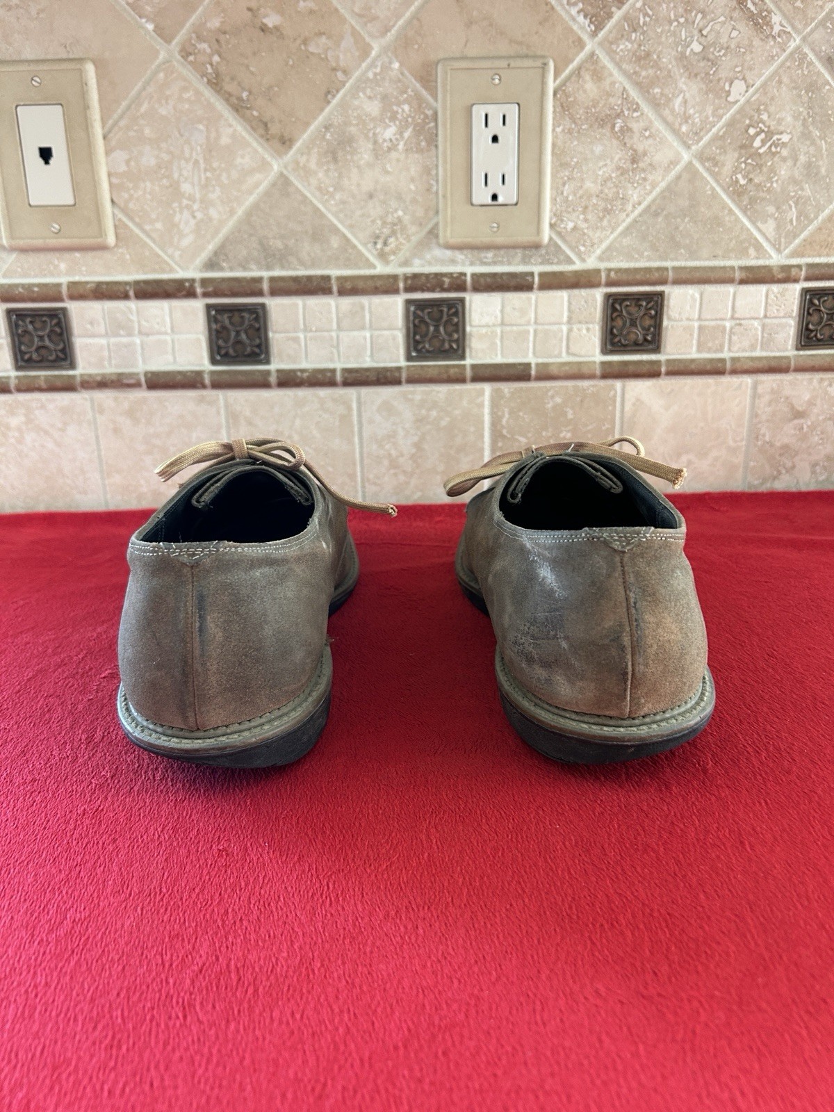 Reproduction WW1 US Army AEF Trench Pershing Boots Shoes WWI Vintage Mannequin