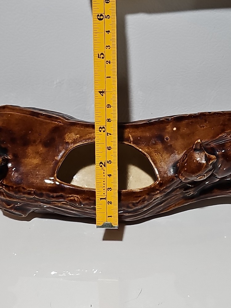 Mid Century Modern Squirrel Planter Ceramic MCM