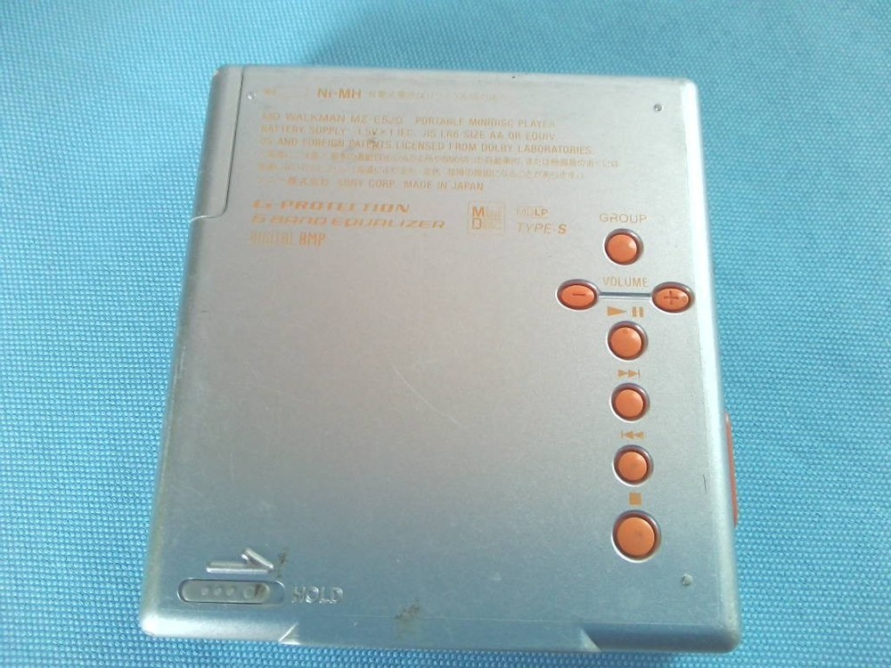 Used Sony MZ-E520 MD Walkman Portable MD Player Confirmed Working Only Unit