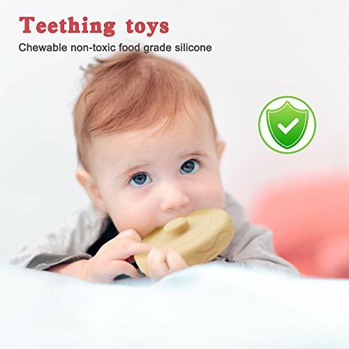 Stacking & Nesting Circle Toy 6 Pc Soft Building Ring Stacker & Teethers,Squeeze