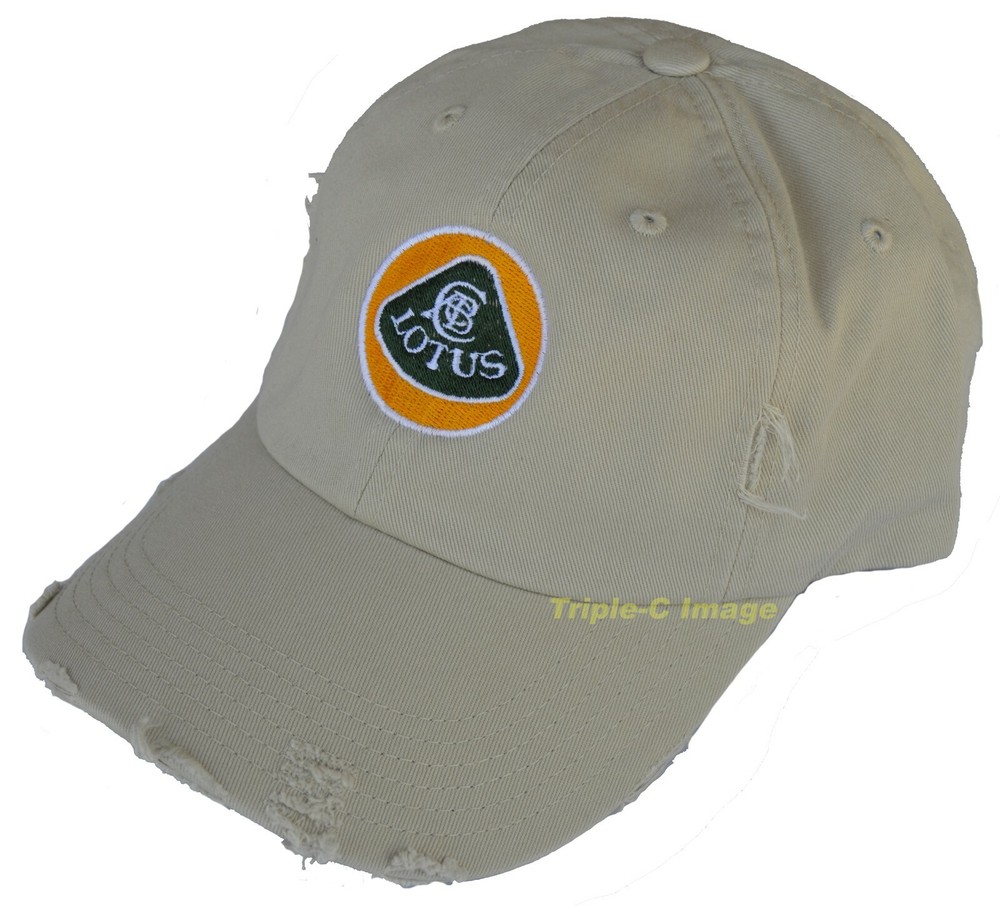 LOTUS embroidered hat - Distressed