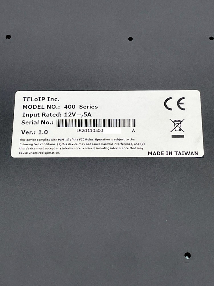TELoIP, Inc. Model 400 Network Aggregation Gateway - Powered By ANA