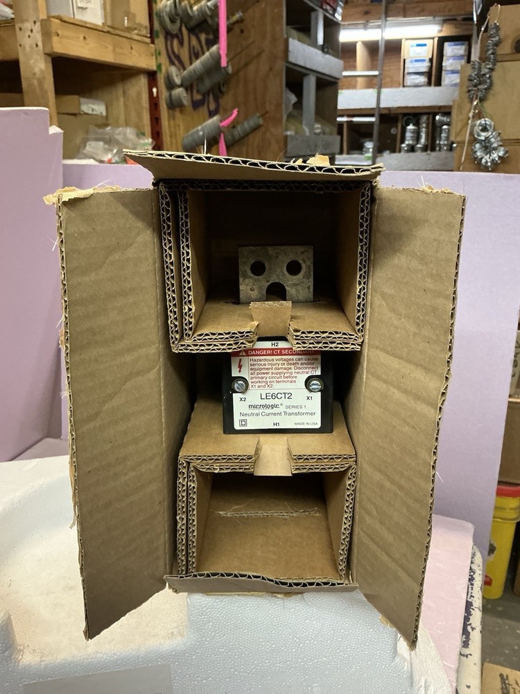 SQUARE D LE6CT2 MICROLOGIC NEUTRAL CURRENT TRANSFORMER NEW