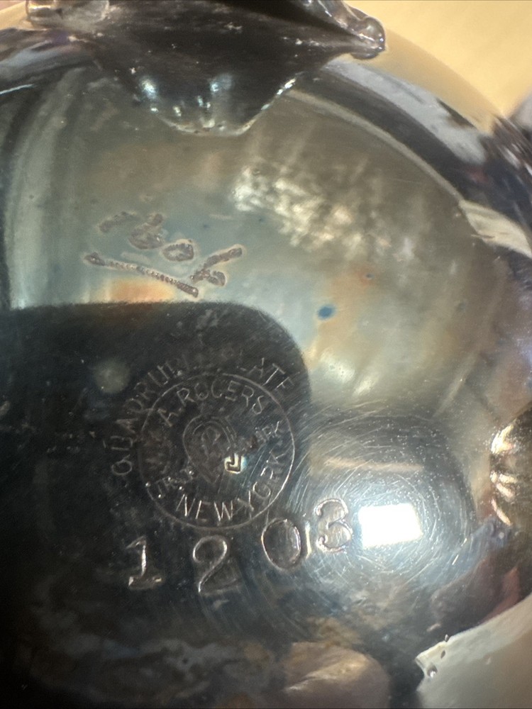 Antique Silver Plated Coffe Cream/tea Set