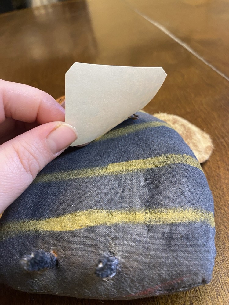 Primitive Handmade Bee Happy Rustic Black Yellow Decor