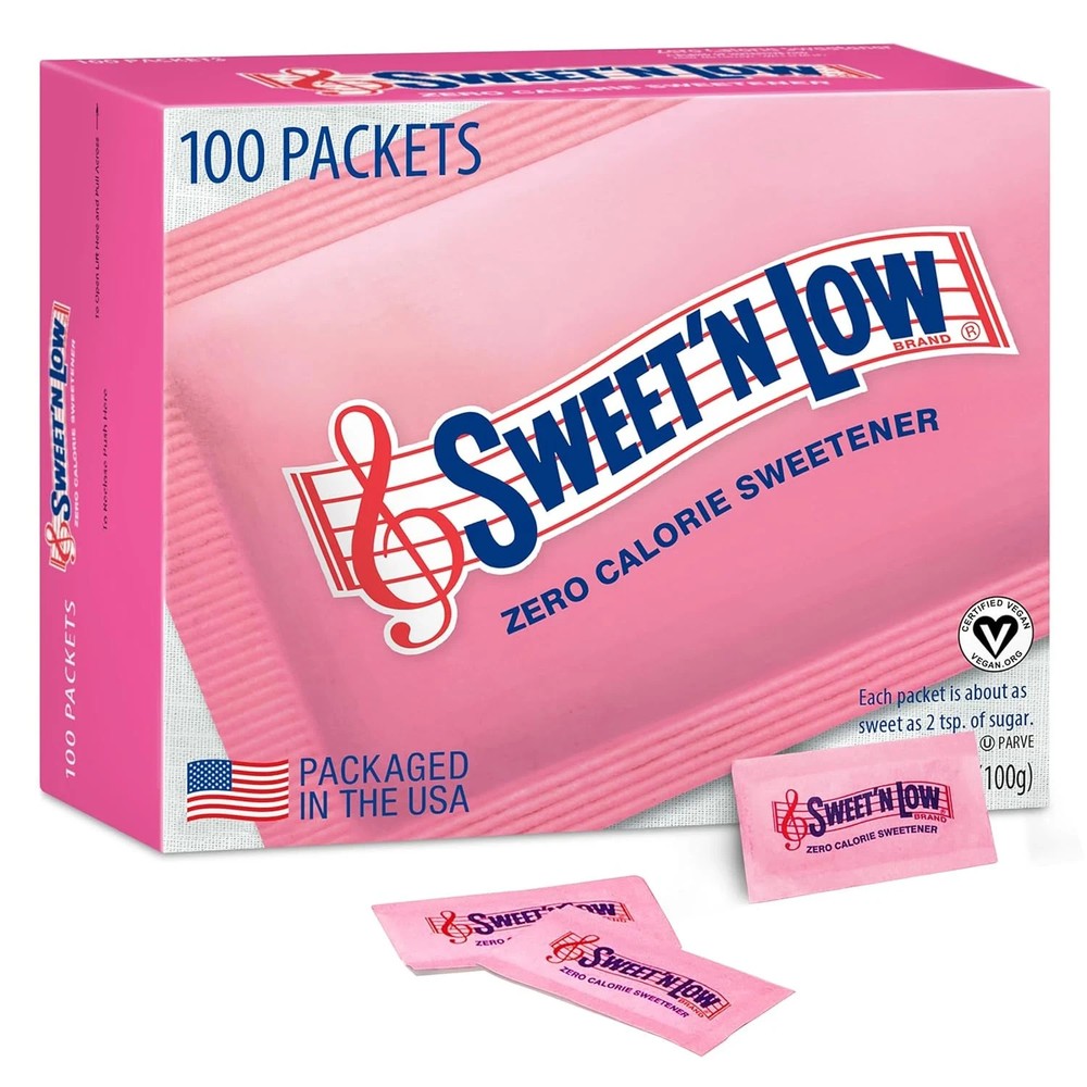 Sweet'N Low Zero Calorie Sweetener, 100 Kosher Packets