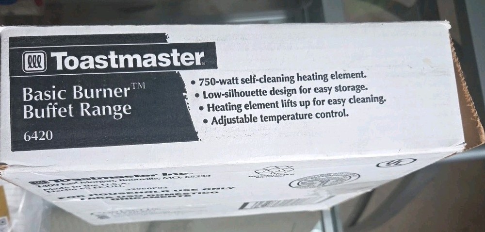 VTG Toastmaster Basic Burner Buffet Range #6420 Single NEW Electric Stove