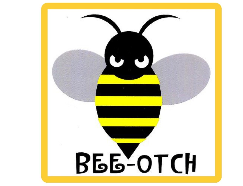 Bee - Otch  Funny Refrigerator & Tool Box Magnet Gift Card Insert