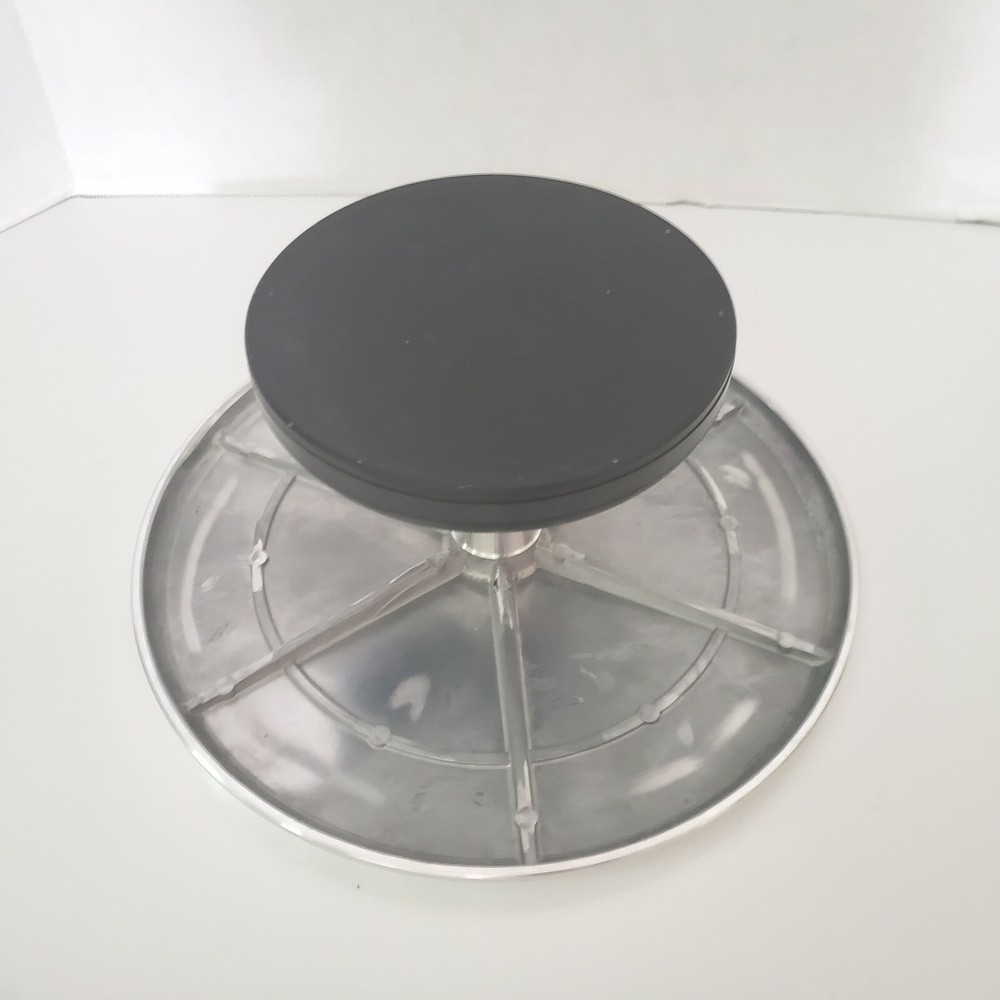 Rotating Professional Stainless Cake And/Or Cupcakes Decorating Stand