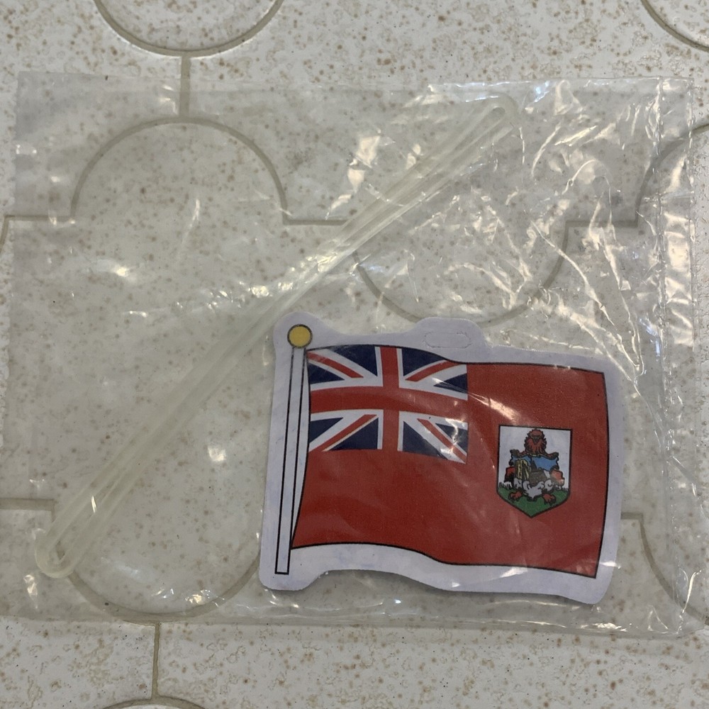 Bermuda Flag Luggage Tag Rubber