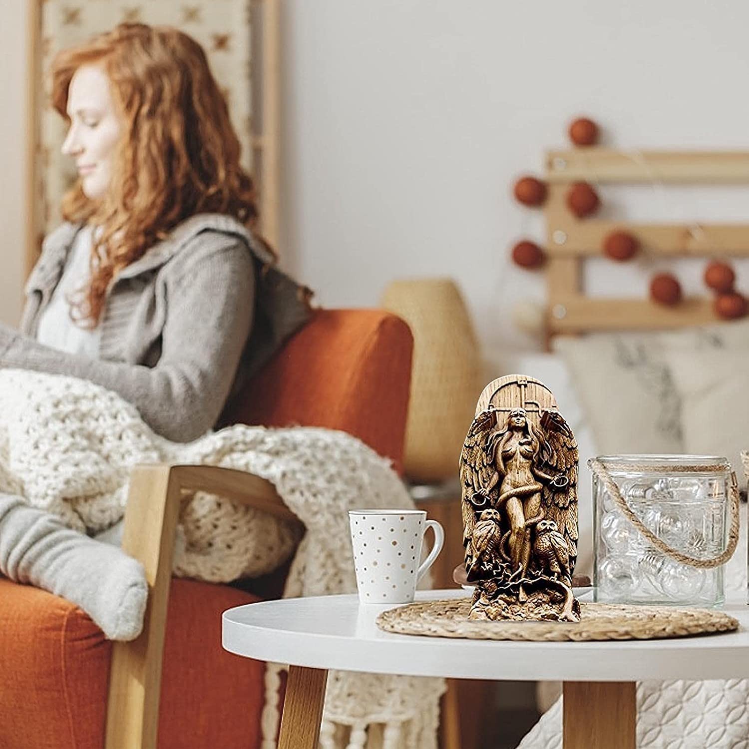 DUANYU Goddess Statue Lilith Statue, Decorative Goddess Statues Gaia/Hecate/L...