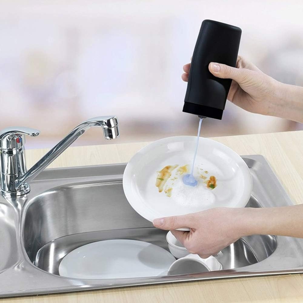 Washing Liquid Dispenser, Silicone Divided Bottle Easy Squeeze