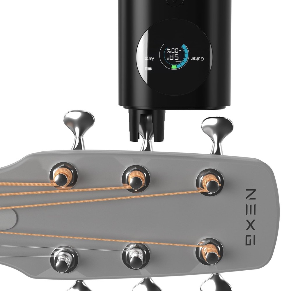 Enya Smart Automatic Guitar Tuner, Full-color LCD Screen - Metronome & String...