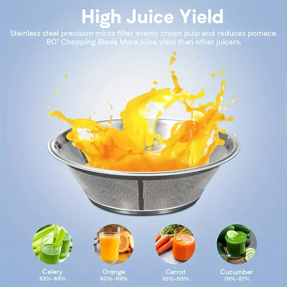 800W Electric Juicer Fruit Vegetable Blender Juice Extractor Citrus Machine New